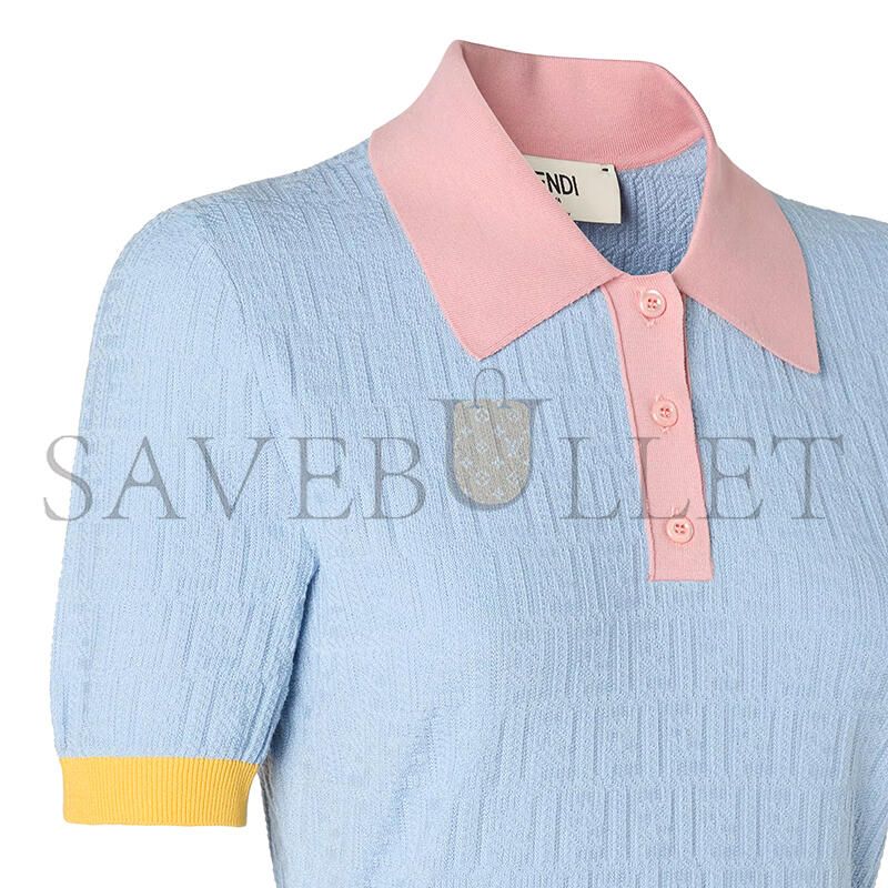 FENDI DRESS LIGHT BLUE FF FZDE35AW4SF1W0K